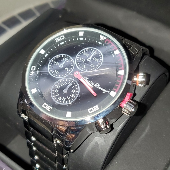 ENGLISH LAUNDRY MEN'S STAINLESS STEEL SILVER WATCH - Picture 5 of 14